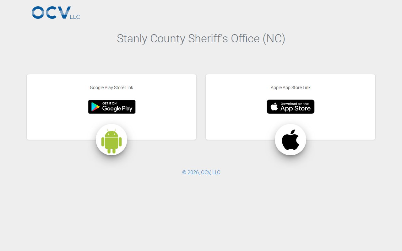 Stanly County Sheriff app for released inmate mugshot discovery