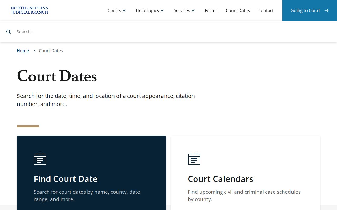 Stanly County court date search for a 72-hour release timeline